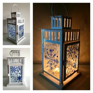 Winter Lanterns - Frit and Stencils - Half Day Workshop