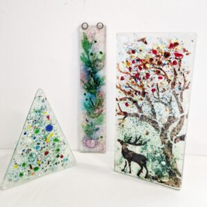 Twinkly Tea Lights - Frit and Stencils - Half Day Workshop